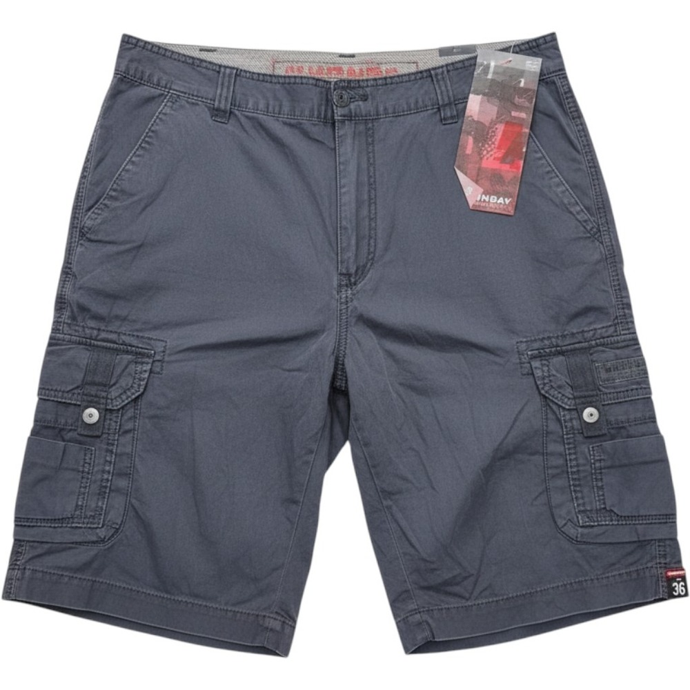 Unionbay Mens Gray Cotton Cargo Shorts Size 36 YB11698 NWT